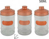 3 Barattoli 500ml Tappo Rame Ermetici Contenitori Vetro Da Cucina Sale Zucchero Casa e cucina/Organizzazione interni/Contenitori e barattoli da cucina/Vasetti e barattoli per conserve/Barattoli Trade Shop italia - Napoli, Commerciovirtuoso.it
