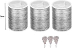 3 Bobine Rotoli Filo Poliestere Metallico + Infila Ago Argentato Ricamo Cucito Casa, arredamento e bricolage > Hobby e collezionismo > Accessori Cucito Trade Shop italia - Napoli, Commerciovirtuoso.it