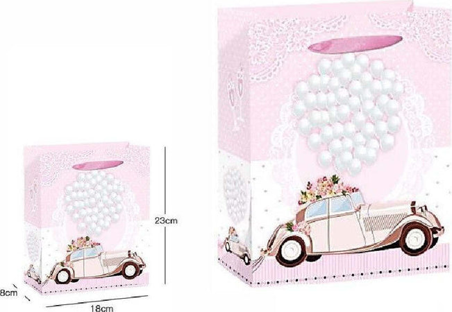 3 Buste Busta Da Regalo Sacchetto 18x23x8cm Matrimoni Nozze 63976 Varie Fantasie Casa, arredamento e bricolage > Prodotti per Feste Trade Shop italia - Napoli, Commerciovirtuoso.it
