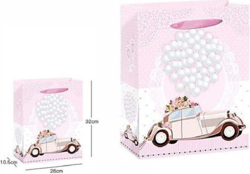 3 Buste Busta Regalo Sacchetto 26x32x10.5cm Matrimoni Nozze 63977 Varie Fantasie Casa, arredamento e bricolage > Prodotti per Feste Trade Shop italia - Napoli, Commerciovirtuoso.it