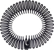 3 CERCHIETTO FRONTINO RAGGIERA NERO 10CM FERMA CAPELLI IN PLASTICA ACCONCIATURA  Trade Shop italia - Napoli, Commerciovirtuoso.it