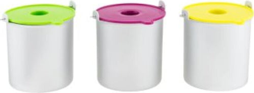 3-Cestelli-Contenitore-da-1L-per-Gelatiera-HF180-(Rosa,-Giallo,-Verde)