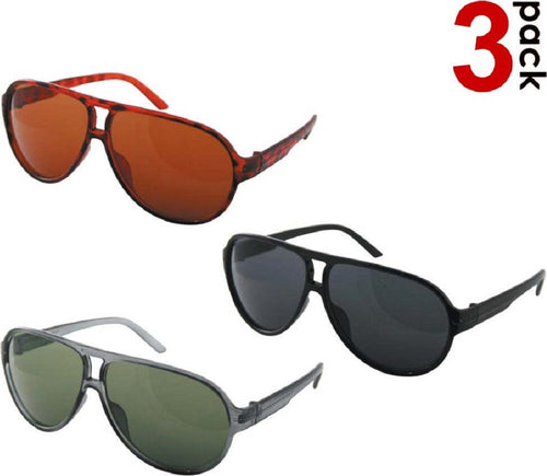 3-Occhiali-Da-Sole-Reflexxvision-Uv-400-Unisex-Modello-Massa-Colori-Assortiti