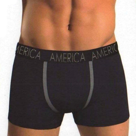 3 Paia Boxer Uomo Aris Fantasia Righe O Tinta Unita Blu Grigio Nero Art. Aru110 Rigato/ 100 Tinta Unita