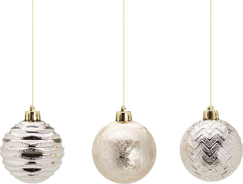 3 Palline per albero di natale in plastica decorate con glitter color Oro da Ø 6 cm Casa e cucina/Decorazioni per interni/Addobbi e decorazioni per ricorrenze/Decorazioni natalizie/Addobbi e decorazioni/Palle e palline MagiediNatale.it - Altamura, Commerciovirtuoso.it