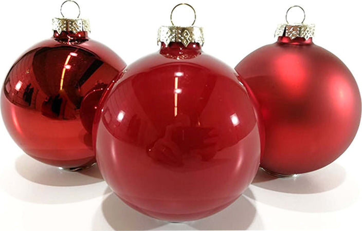 3 palline per albero di Natale in vetro Rosso da Ø10, Pendaglio Tinta Unita Casa e cucina/Decorazioni per interni/Addobbi e decorazioni per ricorrenze/Decorazioni natalizie/Addobbi e decorazioni/Palle e palline MagiediNatale.it - Altamura, Commerciovirtuoso.it