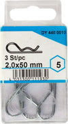 3-PEZZI---COPPIGLIE-A-MOLLA-2,0X50MM---IN-ACCIAIO-ZINCATO