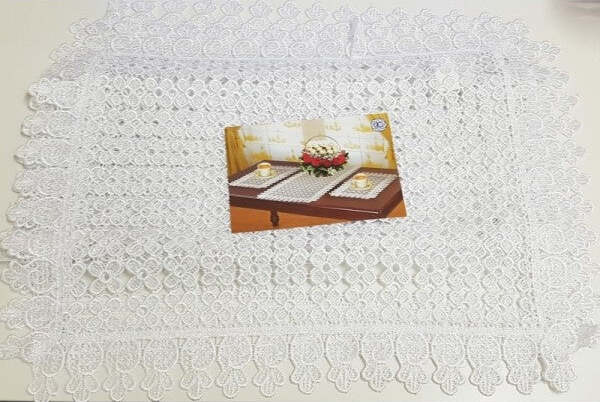 3 Pezzi Centrini Centrino Centrotavola Bianco Merletto Fiori Runner Tessuto Casa e cucina/Tessili per la casa/Tessili da cucina/Runner Trade Shop italia - Napoli, Commerciovirtuoso.it