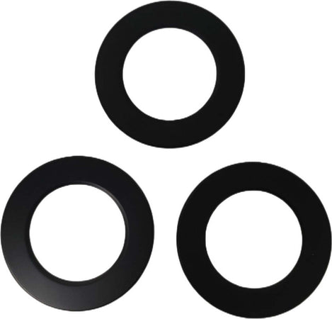 3-Pezzi-Coperchi-Rotondi-Nero-Per-Faretti-Led-FP8705W-Ledlux