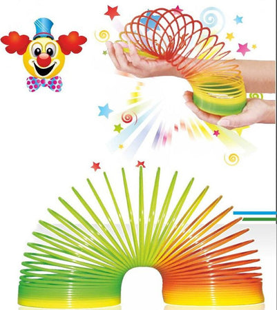 3-Pezzi-Molla-Magica-Colorata-Glitterata-A-Spirale-Giocattolo-Divertente-Bambino