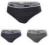 3 Pezzi Slip Uomo in Cotone a Tinta unita con Elastico - Rossoporpora Art. ROSS