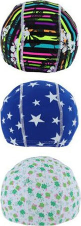 3 Pz Cuffia Piscina Mare Nuoto Stampata Varie Fantasie Con Fascia Elastica 2cm Sport e tempo libero/Attività ricreative all'aperto/Sport acquatici/Nuoto/Cuffie Trade Shop italia - Napoli, Commerciovirtuoso.it