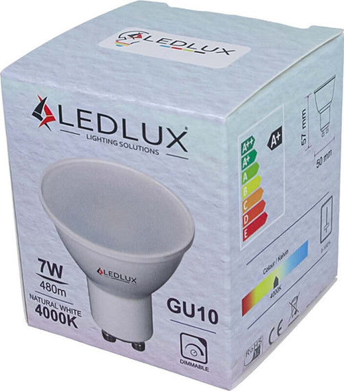 3-PZ-Lampadina-Led-GU10-Dimmerabile-Triac-Dimmer-7W-220V-Bianco-Neutro-4000K-480-Lumens-Ledlux