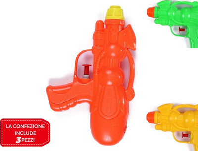 3 Pz Pistola Ad Acqua Giocattoli Gioco Per Bambini Mare Piscina Giardino 24 Cm Giochi e giocattoli/Sport e giochi all'aperto/Giochi aquatici e piscine per bambini/Pistole d'acqua Trade Shop italia - Napoli, Commerciovirtuoso.it