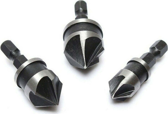3 Pz Punta Trapano Flauto Svasatore Fresa Hss 12 16 19mm Legno Metallo Plastica Casa, arredamento e bricolage > Bricolage e fai da te > Elettroutensili > Punte per Trapano Trade Shop italia - Napoli, Commerciovirtuoso.it