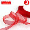 3 ROTOLO ROTOLI NASTRO ROSSO BOMBONIERA ORGANZA DECORAZIONI ADDOBBI DECOUPAGE Casa e cucina/Hobby creativi/Materiali per hobby creativi/Forniture per feste/Bomboniere Trade Shop italia - Napoli, Commerciovirtuoso.it