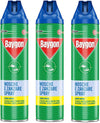3 x Baygon Mosche e Zanzare Azione Rapida Promo Pack 3 Insetticida Spray 400ml