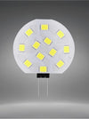 3 X Lampadina 12 Led Luce Bianca Lampada Slim Piastra Tonda G4 2 Watt Universo
