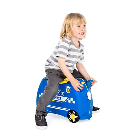 Valigetta Cavalcabile Trunki Percy Police Car