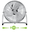 Ventilatore Industriale da Pavimento Diametro 45 cm 3 Livelli di Potenza