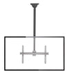 Supporto TV 37''-70'' da Soffitto Altezza Regolabile Full-motion