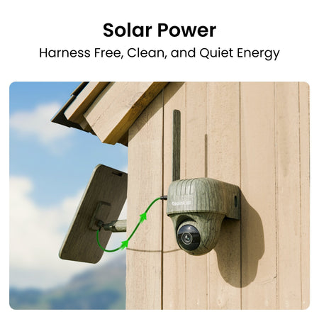 Telecamera da Esterno con Batteria/Pannello Solare 4K 8MP UHD IP64, Serie G450