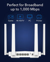 Mesh Router Wi-Fi 6 AX3000 Super Veloce Dual Band Gigabit, WR3000E