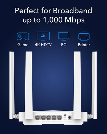 Mesh Router Wi-Fi 6 AX3000 Super Veloce Dual Band Gigabit, WR3000E
