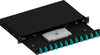 Cassetto Ottico 19'' Scorrevole con 12 Bussole SC Duplex Multimodale OM3 Nero