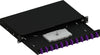 Cassetto Ottico 19'' Scorrevole con 12 Bussole SC Duplex Multimodale OM4 Nero