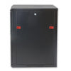 Armadio Rack 19'' a muro 15 unità sezione unica prof. 450mm Nero