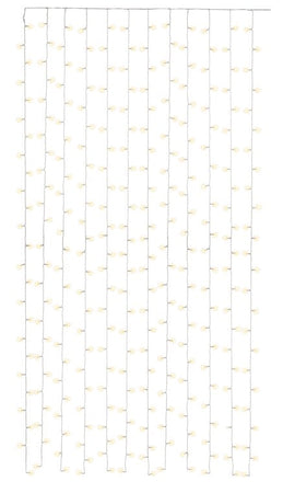 Tenda Natalizia Luminosa 300 LED Alimentazione USB e Telecomando