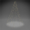 Catena Luminosa 280 Luci LED IP44 Bianco Caldo per Albero con Anello