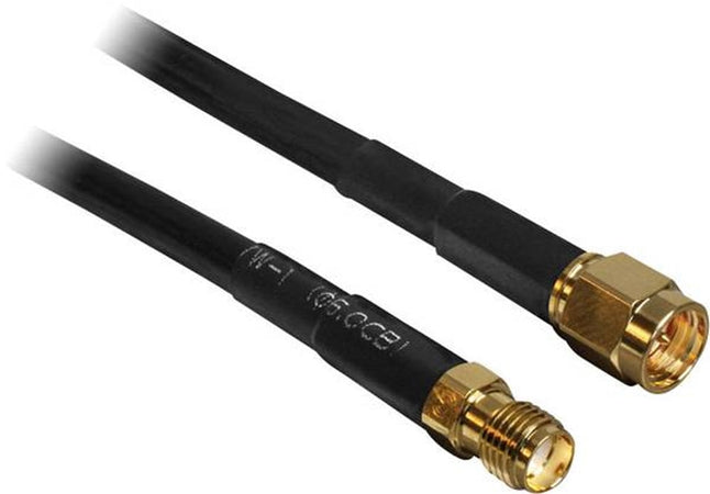 Cavo Antenna SMA M/F a Basse Perdite 10m Nero