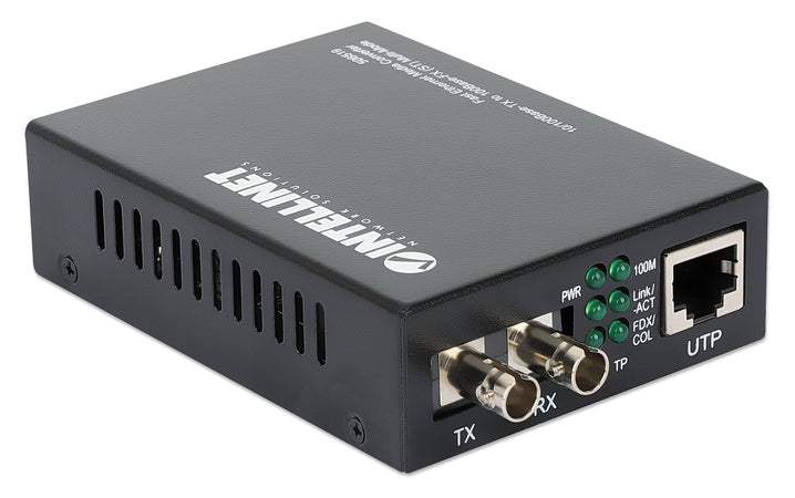 Convertitore RJ45 - Fibra ST 100Base-TX