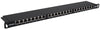 Pannello Patch 24 posti 19'' 0.5U Cat6 FTP Nero