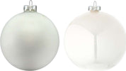 30 palline natalizie di vetro Bianco Lucido ed Opaco da Ø 6 cm, Pendaglio Tinta Unita Casa e cucina/Decorazioni per interni/Addobbi e decorazioni per ricorrenze/Decorazioni natalizie/Addobbi e decorazioni/Palle e palline MagiediNatale.it - Altamura, Commerciovirtuoso.it