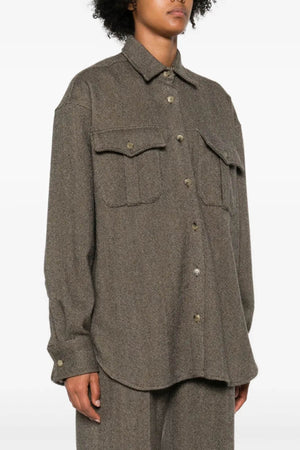 Ermanno Scervino Camicie Marrone da donna