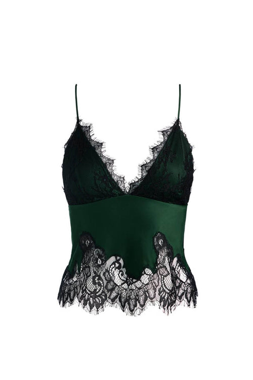 Alice + Olivia Top Black/green da donna