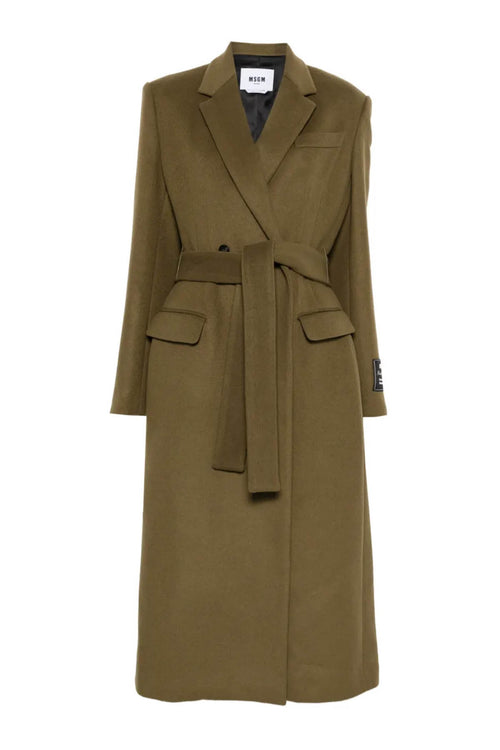 MSGM Giacconi Verde da donna