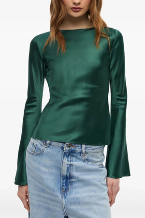 GANNI Camicie Verde da donna