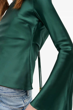 GANNI Camicie Verde da donna