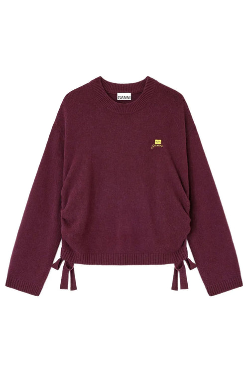 GANNI Maglie Bordeaux da donna