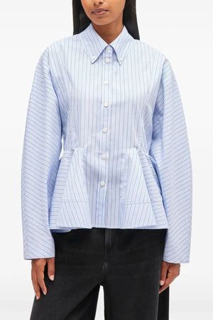 GANNI Camicie Azzurro da donna