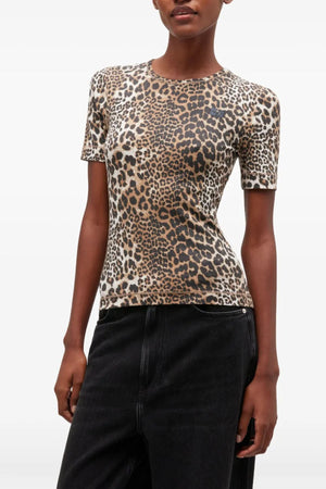 GANNI T-shirt e Polo Marrone da donna