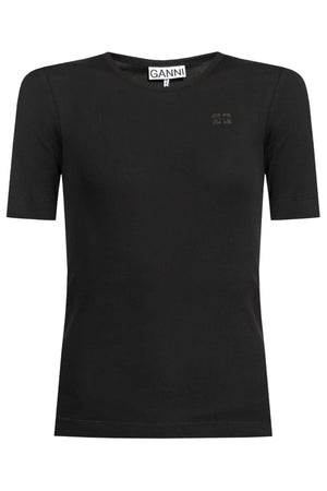 GANNI T-shirt e Polo Nero da donna