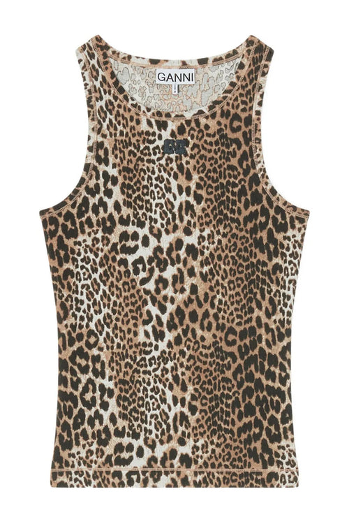 GANNI Top Marrone da donna