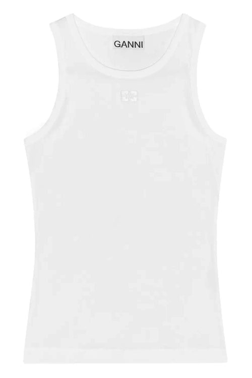 GANNI Top Bianco da donna