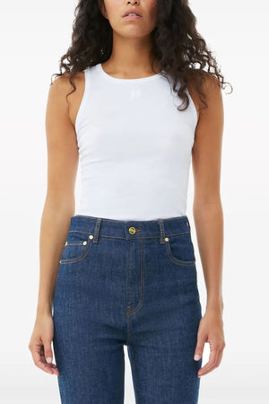 GANNI Top Bianco da donna