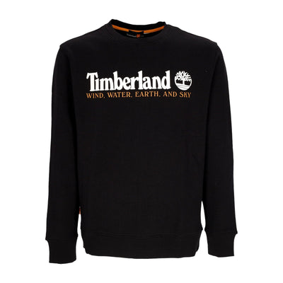 TIMBERLAND Felpa Girocollo Uomo Wwes Crew Neck Bb Black da uomo